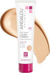 Andalou Naturals CC Cream Tinted Mineral Sunscreen SPF 30, Sheer Tan 2oz - Personal Care