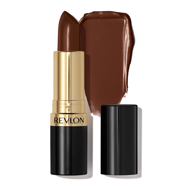 REVLON Lipstick, Super Lustrous Lipstick, Creamy Formula For Soft, Fuller-Looking Lips, Moisturized Feel in Nudes & Browns, Choco-Liscious (665) 0.15 oz