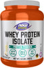 Now Sports, Whey Protein Isolate 25 g with BCAAs, Vanilla Flavor 1.8 lbs