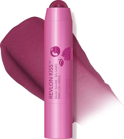 Revlon Kiss Balm with Sunscreen SPF 20, 035 Berry Burst, 0.09 oz - Personal Care