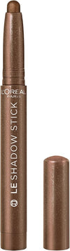 L'Oreal Paris Makeup Le Shadow Stick Eyeshadow, Blendable, Smudge-Resistant, Cream Eyeshadow, Brown Abyss, 0.05 Oz