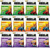 Variety Pack Reelie Chips – Sea Salt Plantain, Sweet Plantain, Sea Salt Cassava – 4 Each Flavor, 2 oz Bags, 12 Pack Crispy Crunchy Snack Chips