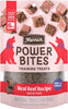 Merrick Power Bites Real Beef Natural Grain Free Dog Treats 6 oz Pouch - Image 1