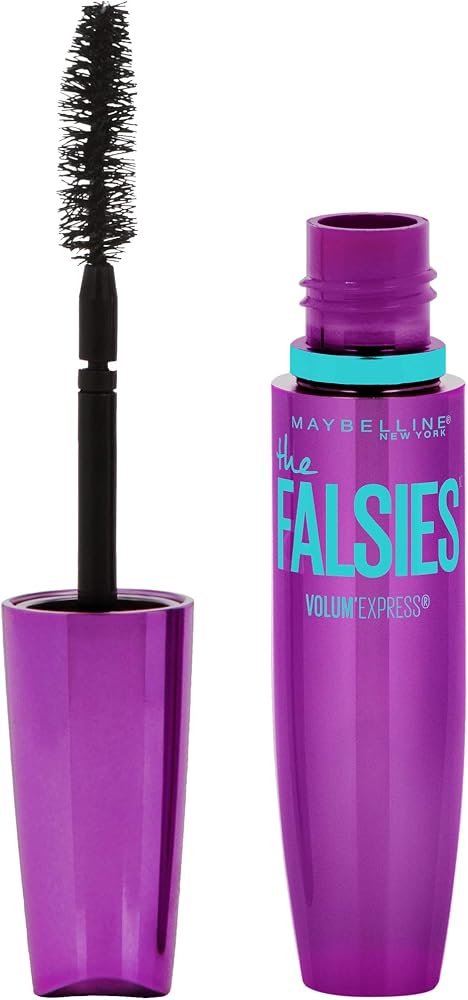 Maybelline Volum' Express Falsies Volumizing, Washable Mascara, Blackest Black, 1 Count