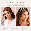 Kachanaa 4 Pack Wide Headbands for Women Non Slip Elastic Boho Bandeau Hair Bands Yoga Wor - Image 4