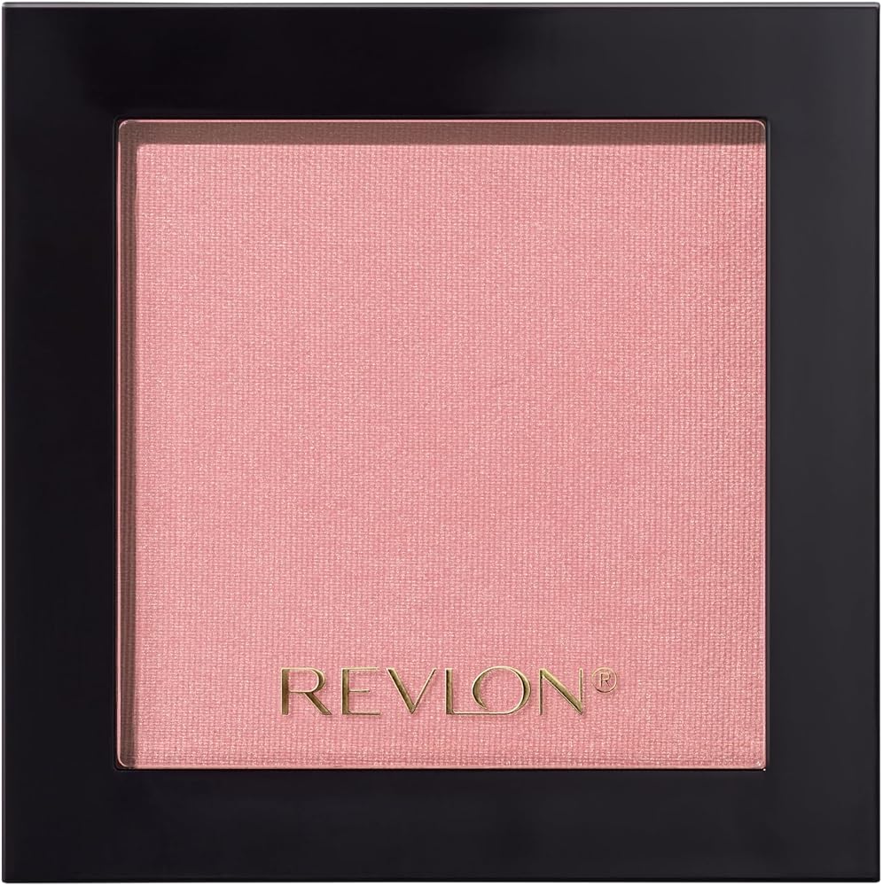 Revlon Powder Blush Face Makeup, High Impact Buildable Color, Lightweight & Smooth Finish, 004 Rosy Rendezvous, 0.17 oz