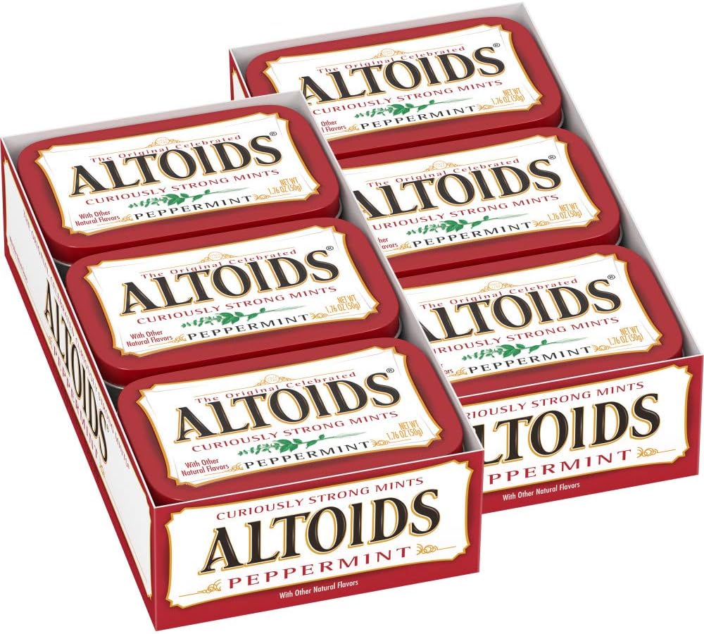 Altoids Classic Peppermint Breath Mints, 1.76 Ounce (Pack of 12) - Personal Care