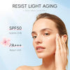 Japanese Sakura Sunscreen Cream, SPF 50 Moisturization Suncream, Lightweight Texture, Non- - Image 4