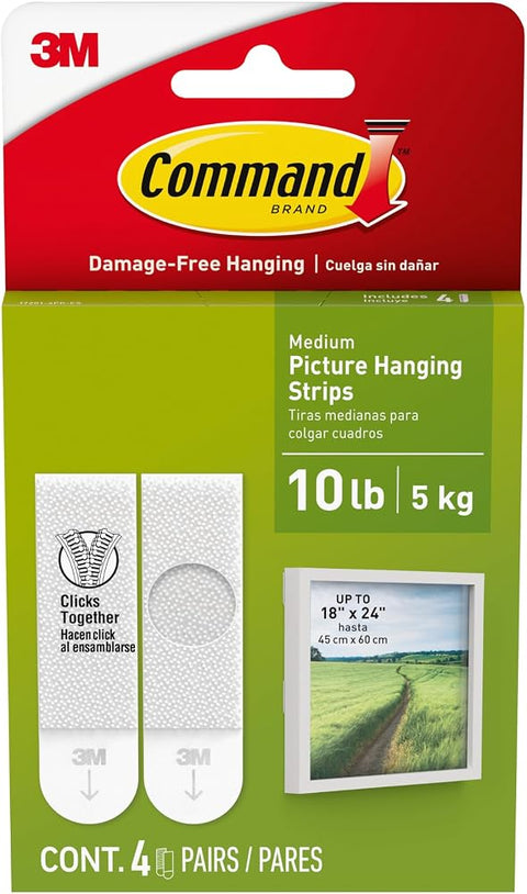 Command(TM Medium Picture Hanging Strips