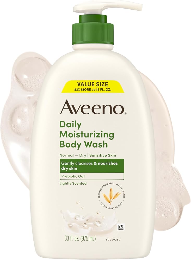 Aveeno Daily Moisturizing Body Wash, Lightly Scented, 33 fl. oz