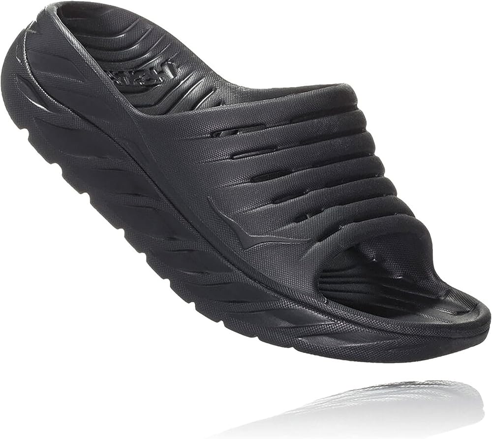 HOKA ONE ONE Womens ORA Recovery Slide 2 Black/Black Sandal - 7
