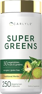 Carlyle Super Greens Capsules | 250 Count