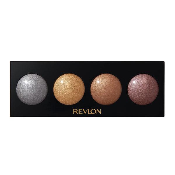 Revlon Crème Eyeshadow Palette, Illuminance Eye Makeup with Crease- Resistant Ingredients, Creamy Pigmented in Blendable Matte & Shimmer Finishes, 715 Precious Metals, 0.12 Oz