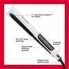 REVLON Crystal C + Ceramic Digital Hair Flat Iron, 1" Plates - Image 5