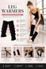 Moret Kids Girls' Ballet and Dance 2-Pack Silver Lurex Legwarmers - Sparkling Glitter 80s  - Image 2