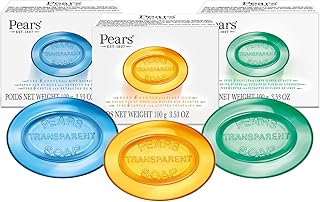 Pears Glycerin Soap, Variety 3-Pack, 3.53 Oz Ea - Personal Care