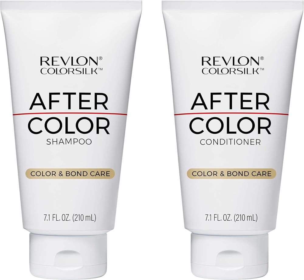 REVLON ColorSilk After Color Shampoo & Conditioner Bundle, 2 pack