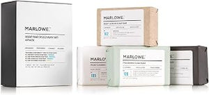 Marlowe. Soap Discovery Gift Set, Mens Skin Care Variety Selection, 4 Pack - Personal Care