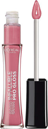 L’Oreal Paris Makeup Infallible 8 Hour Hydrating Lip Gloss, Nightfall Rose, 0.21 Fl Oz