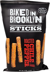 Baked in Brooklyn Roasted Chile Pepper with Sesame Seeds Breadsticks - Personal Care
