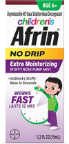 Afrin Childrens, Extra Moisturizing Stuffy Kids Nasal Spray Pump Mist, Up to 12 Hour Nasal Congestion Relief for Cold or Allergy Symptoms, for Children Ages 6 & Up, 15 mL