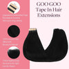 GOO GOO Tape in Hair Extensions Human Hair 22" 100g 40pcs #18D/22F - Image 3