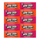 Variety Pack Now and Later Candy – 10 Individually Wrapped Pieces – 5 Each Cherry and Tropical Punch – Long-Lasting Chewy Candy – 0.93 oz Per Pack – Perfect for Snacking and Sharing