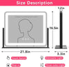 ROLOVE Pink Vanity Mirror with Lights 22"x18", Lighted Makeup Mirror with 10X Magnificatio - Image 4