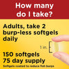 Burp Less Fish Oil Omega 3 1000 mg Softgels - Personal Care - Image 4