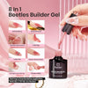 Beetles Gel Nail Polish Builder Nail Gel, 5 in 1 Builder Strengthener Gel Inner Harvest Na - Image 4