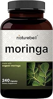 NatureBell Moringa 800mg, 240 Capsules
