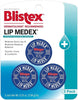 Blistex Lip Medex Medicated Lip Balm, 24 Hr Moisture, 0.25 oz, 3 Count - Image 2
