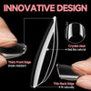 UNA GELLA Short Almond Nail Tips, 504PCS Long Lasting Short Almond Soft Gel Full Cover Nai - Image 4
