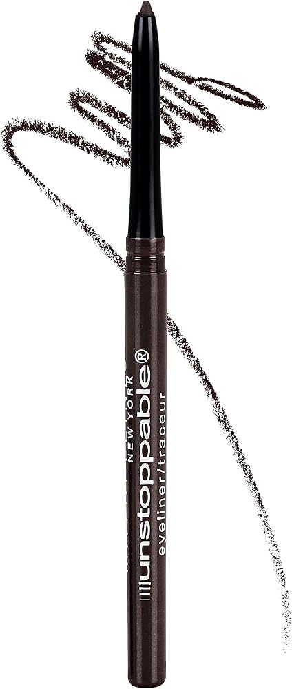 Maybelline Unstoppable Waterproof Mechanical Brown Eyeliner Pencil, Easy to Apply, Smooth Glide, Up to 24 Hour Wear, Espresso