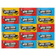 Variety Pack Candy Now and Later, 15 Individually Wrapped Pieces, Includes 5 Blue Raspberry, 5 Banana, and 5 Strawberry Flavors, 0.93 oz Each, Long-Lasting Chewy Taffy, Great for Parties or On-the-Go