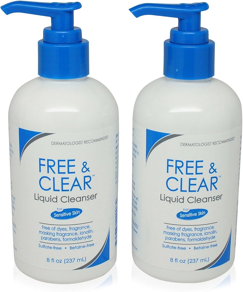 Free and Clear Liquid Cleanser, 8 Ounces each, - Personal Care