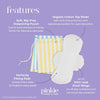 Pinkie Combo Pack Pads for Tweens & Teens, Organic Cotton Topsheet, 18 Ct - Personal Care - Image 4