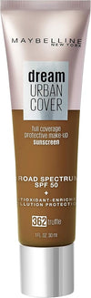 Maybelline Dream Urban Cover Flawless Coverage Foundation Makeup, SPF 50, Truffle