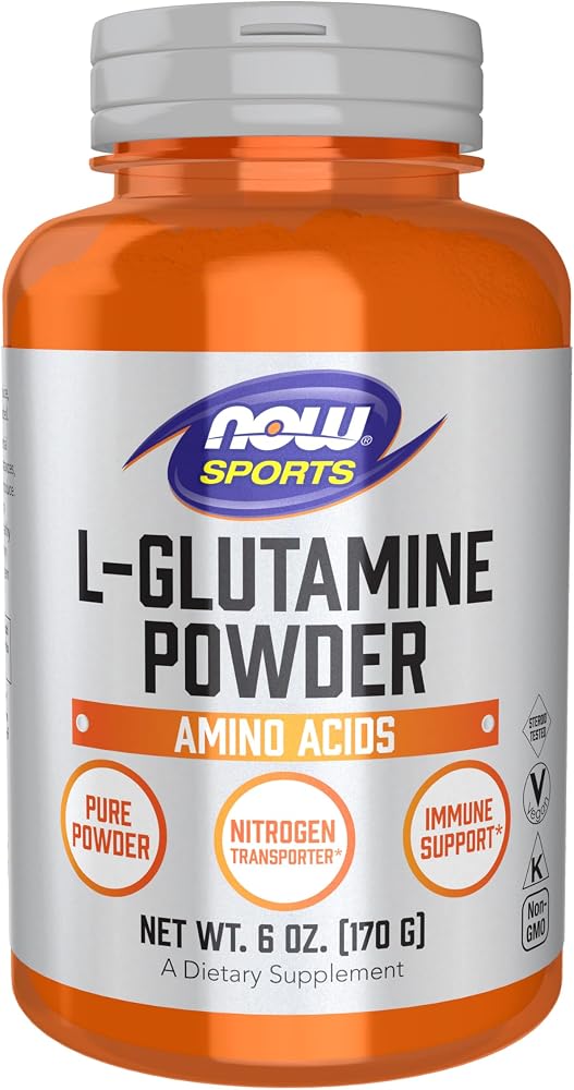 NOW Sports, L-Glutamine Powder, Amino Acid, 6 oz
