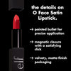 e.l.f. O Face Satin Lipstick, Richly Pigmented, Nourishing & Long-Lasting Creamy Lipstick, - Image 4