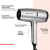 REVLON Dry Max Hair Dryer with Diffuser for Natural Curls, Silver - Image 3