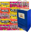 Assorted Candy Mix 15-Pack - Mike and Ike & Now and Later, 3 Each Flavor - Sour Watermelon, Tropical Punch, Sour Lemon, Banana, Tropical Typhoon - Individually Wrapped with Blue Paper Bag 5.25x3.2x8 Inch