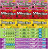 Variety Pack Candy Mix Mike and Ike & Taffy Ropes - 3 Each of 5 Flavors - Sour Watermelon, - Image 1