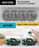 Skywin TidyFriend Laundry Pods Container with Push Up Lid, 11.4" x 11" x 5.9", Airtight St - Image 4