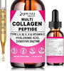 Liquid Collagen for Women & Men, Hydrolyzed Multi Collagen Peptides Drops