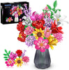 PLAXSOON Flower Bouquet Building Set for Adults, Botanicals Block