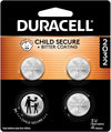 Duracell 2032 Lithium Battery, 4 Count, AirTag & Key Fob, CR2032 3V Cell