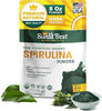 Sunlit Best Organic Spirulina Powder, Green Algae Natural Superfood, 8 Oz