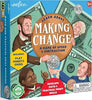 eeBoo Making Change Math Game with Play Money, Coins, Ages 5+, 2-4 Players