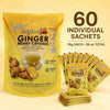 Instant Ginger Honey Crystals Family Value Pack 60 Sachets 18g per Sachets (Total 38oz/ 10 - Image 2